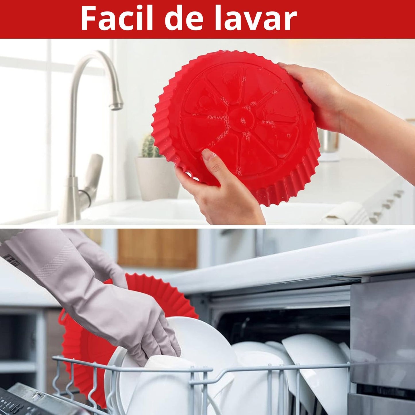 Forro Silicona Para Airfryer Redondo